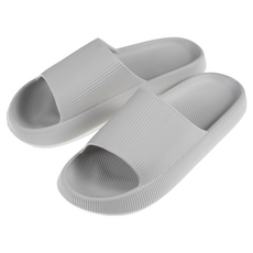 BASE ALPHA ESSENTIALS 厚底EVA氣墊室內拖鞋, 灰色, 250mm, 1雙