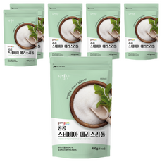 gomgom 散發甜味的赤藓醇甜菊糖, 400g, 6包