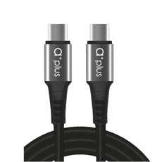 a plus 極速充電/傳輸線 Type-C TO TYPE-C 65W快充, 2m, 1個