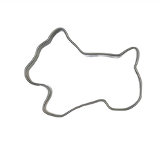 KAI 貝印 狗狗不鏽鋼餅乾壓模 6.5 x 5 x 1.8cm, DL-6197, 1個