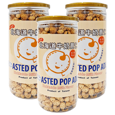 品益生技 北海道牛奶薏仁, 烘烤非油炸, 台灣製造, 150g, 3罐