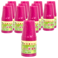 明橋 紅運杯 PP塑膠材質 耐熱溫度70°C, 150cc, 15個, 12組