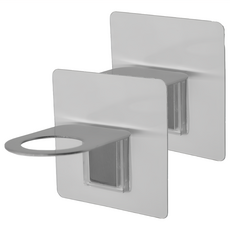 Easy 易立家 304不鏽鋼瓶罐架 防水防鏽 免釘免鑽 不留痕跡, 透明色, 2個