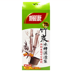 楓康 竹炭水槽濾水網 30 x 23cm, 100入, 1盒