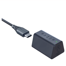 RAZER 雷蛇 HyperPolling 無線傳輸器 8000Hz 無線輪詢率, R-R-RAZ-HSD001, 黑色, 1條