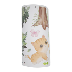 半島良品 DIY無痕壁貼墻貼, 綠樹小貓