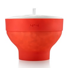 LeKue 爆米花料理盒 570ml, 紅色, 1個