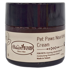 Baan 貝恩 寵物肉球修護霜，清潔除臭保濕，添加柿果提取物, 50g, 1罐