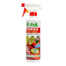 花公主 天然辣椒驅蟲液, 植物萃取, 無須稀釋, 有效驅離蚜蟲, 毛毛蟲, 介殼蟲, 500ml, 1瓶