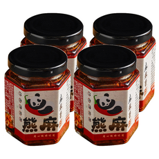熊麻 麻辣醬, 165g, 4罐