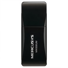 MERCUSYS 水星網路 MW300UM, N300 高穩定USB無線網卡, 300Mbps傳輸速率, WPS硬體按鍵, 1個