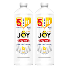 JOY W 速淨除油濃縮洗碗精補充瓶 檸檬香, 670ml, 2瓶