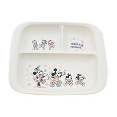 Skater 三格餐盤, 23.5 x 18.6 x 2.9cm, 米奇家族, 1個