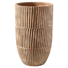 快豹 Zendaya北歐復古二丁掛花盆 珊瑚紅 室內外花器, 大(59 x 35.5cm), 1個