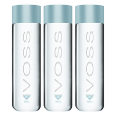 VOSS 芙絲 挪威天然礦泉水 PET瓶裝 500ml, 3瓶