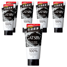 GATSBY 長效控油洗面乳, 6條, 130g