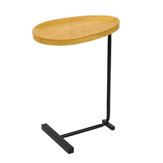 FAmILyLIFE 生活 Carmel 水滴ㄈ型茶几/邊几, 白橡木