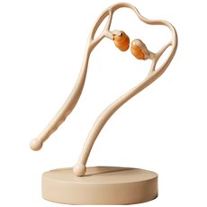 KOYOYI 6+2球升級款頸椎多角度變化紓壓包覆滾輪按摩球, 橘色, 1個