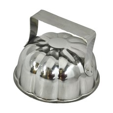 OSAMA 王樣 白鐵飯模 梅花型, 304#不鏽鋼, 直徑10.6cm, 台灣製造, 1個