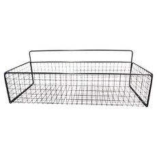 ROYALLIN 蘿林嚴選 免打孔壁掛式收納籃 (黑色), 大號 35 x 12 x 15.5cm, 1個