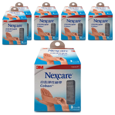 3M Nexcare 自黏彈性繃帶 3吋, 6盒