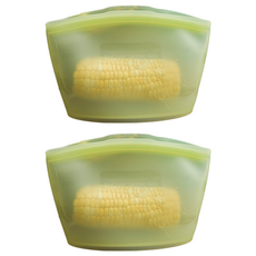 SiliPot 矽膠夾鏈袋 1500ml, 大(L), 2個