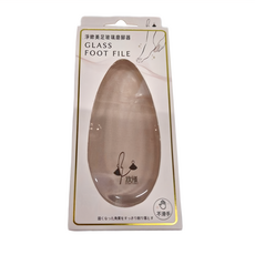 BEAUTYOUNG 妝漾 嫩足玻璃磨腳皮器,不滑手,水滴形設計, 32g, 1入, 1個