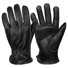 Camping Bar 牛皮真皮工作手套 加厚款 XL, 黑色, 1雙