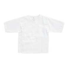 PUPO 日本製 優質紗布長肚衣, 適合2-6個月寶寶, 100%純棉紗布, 70, 白色