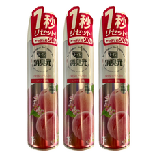 KOBAYASHI 小林製藥 消臭元 白桃 浴廁芳香噴霧 一秒除臭, 280ml, 3瓶