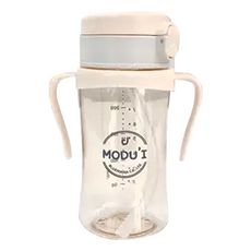 MODU'I BLUEMAMA 幼兒彈蓋PPSU防漏學習杯 (200ml/260ml), 玫瑰粉, 1個