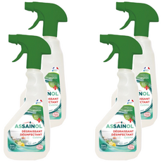 ASSAINOL 愛潔諾 有機乳酸廚房清潔劑，檸檬&百里香，500ml, 4瓶