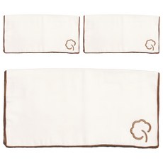 Sophie Savon 蘇菲皂 有機棉紗布澡巾 台灣製 60 x 30cm, 原色 米色, 3條