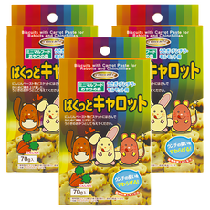 armonto 阿曼特 鼠兔用磨牙零食 胡蘿蔔口酥 70g, 3盒