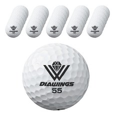 Diawings M5 高反發遠距專用兩層高爾夫球 白色 50入, 白色的, 1個, 50個