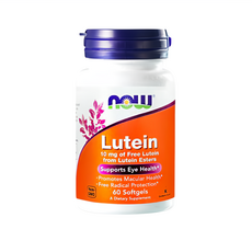 NOW Foods 金盞花萃取葉黃素, 60顆, 1罐