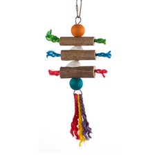 Canary 彩癒遊憩 時間の浪 B-T689 鳥玩具 懸掛式 多材質 增加鳥寶活動樂趣, 多色, 1個