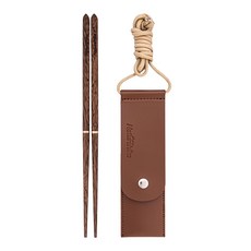 Naturehike 挪客 雞翅木折疊筷子 NH20CJ010 森蕾 1雙, 森蕾 天然竹色, 附收納袋的筷子組
