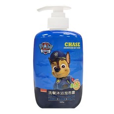 nickelodeon PAW PATROL 汪汪隊立大功 兒童洗髮沐浴泡泡露, 胺基酸成分 pH5.5 溫和配方, 500g, 1瓶