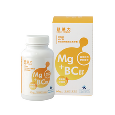 HOME GUARDIAN 守護家 Mg Power 鎂礦力 海洋鎂+BC群綜合礦物質維生素膠囊, 60顆, 1罐