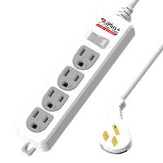 iPlus 保護傘 1切4座扁插延長線 3-146, 1.8m, PU-3146-6, 1組