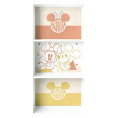 收納王妃 迪士尼 三層空櫃, 雙色米奇米妮