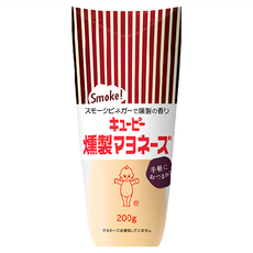 KEWPIE 煙燻美乃滋, 深沉煙燻香氣, 搭配食材創造不同風格下酒菜, 200g, 1條