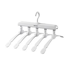 oenon 多功能旋轉折疊衣架 5層, 白色, 1個