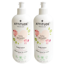 ATTITUDE 艾特優 嬰幼兒身體乳, 無香味, 473ml, 2個