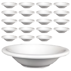 TATUNG 大同磁器 小碟 4吋 陶瓷小菜碟 醬料碟, 20個, 白色