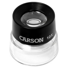 CARSON 卡薾紳 Lumi 杯式專業放大鏡 附測量板 10X, 1個