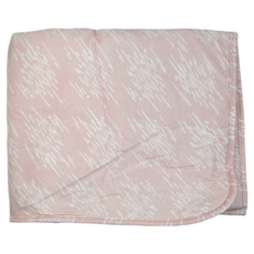 doomoo 有機棉蓋毯 霧濛粉, 100 x 75cm