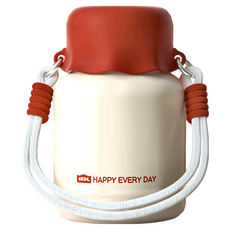 Well Life 悅生活 美型荷葉316不鏽鋼燜燒罐3件組，680ml，食品級316不鏽鋼, 甜杏白, 1組