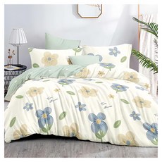 FOCA 韓風設計100%精梳棉三件式薄枕套床包組 獨立筒適用 床高35cm